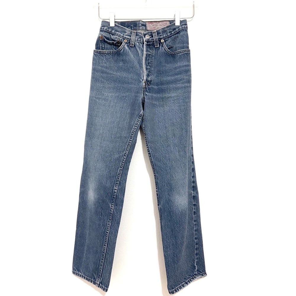 Levi's | VTG Worn Denim Made in USA High Waist Button Fly Jeans